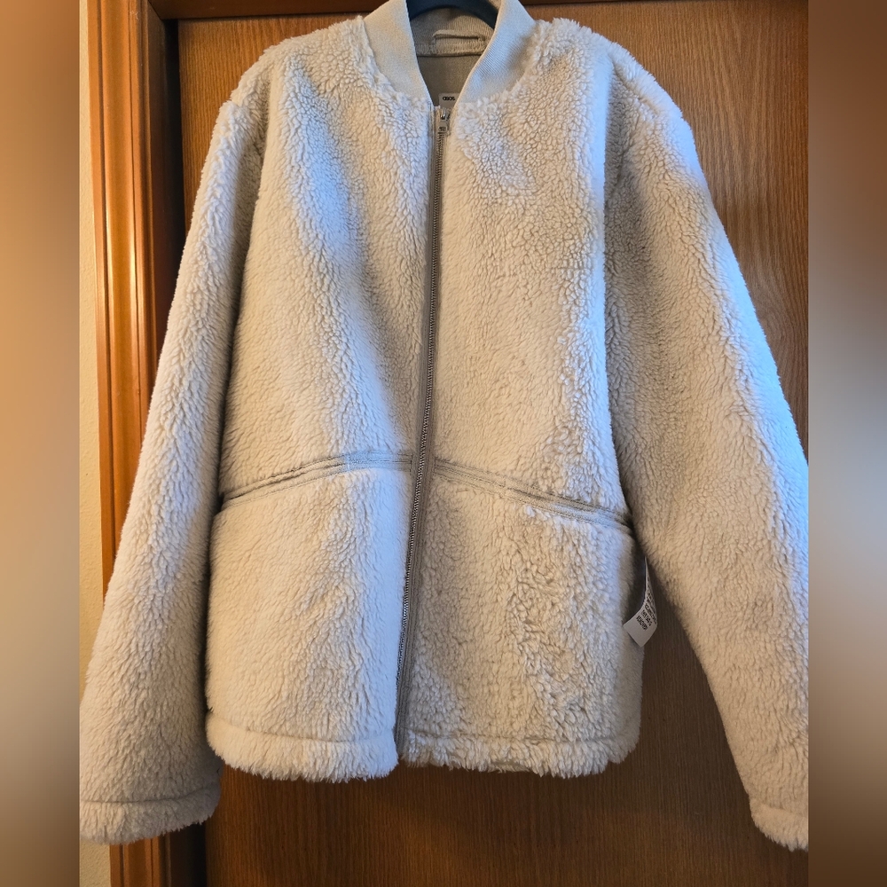 NWT ASOS Design Fleece Coat